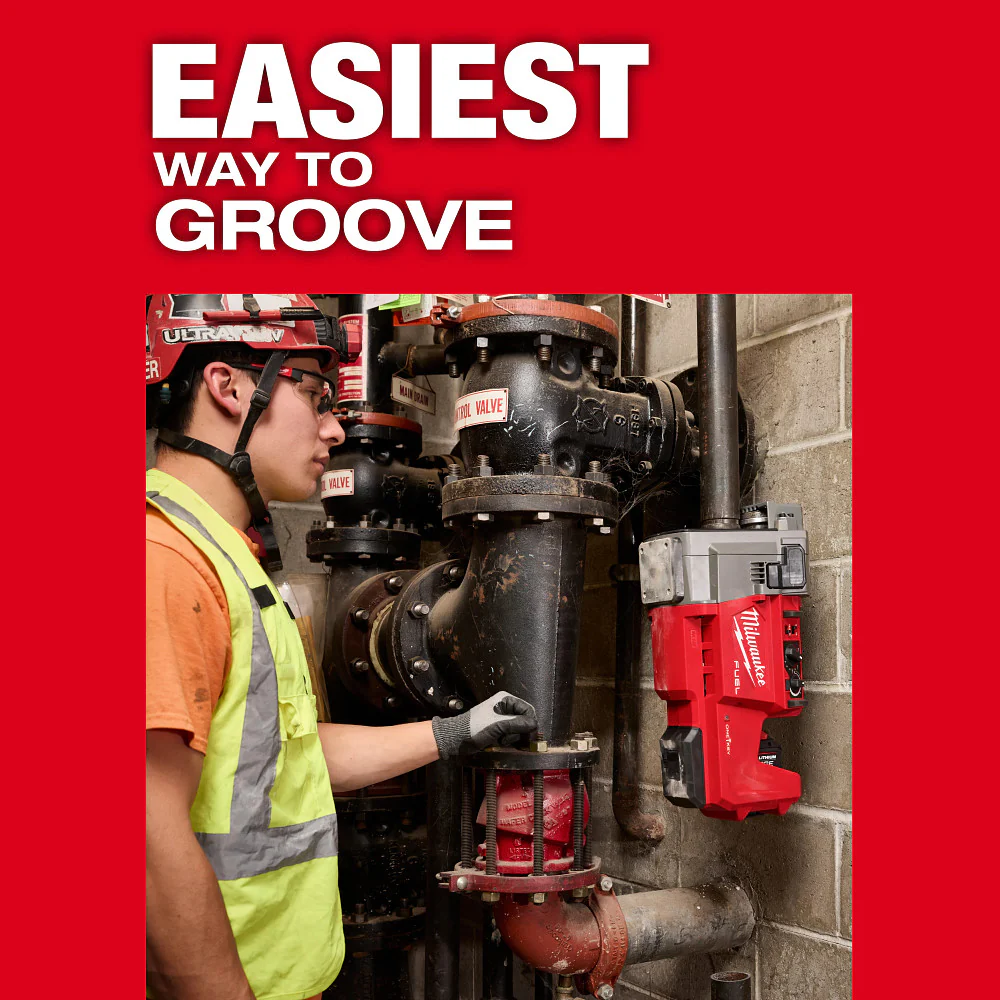 Milwaukee M18 FUEL RINGER™ Roll Groover For 1-1/4" - 4" Sch 10/40, 6" Sch 10 - Image 5