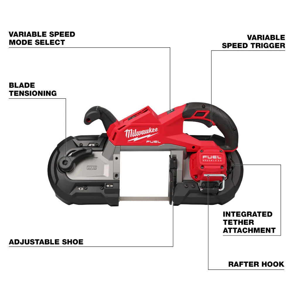 Milwaukee 2929-20 M18 FUEL™ Deep Cut Band Saw - Tool Only - Image 3