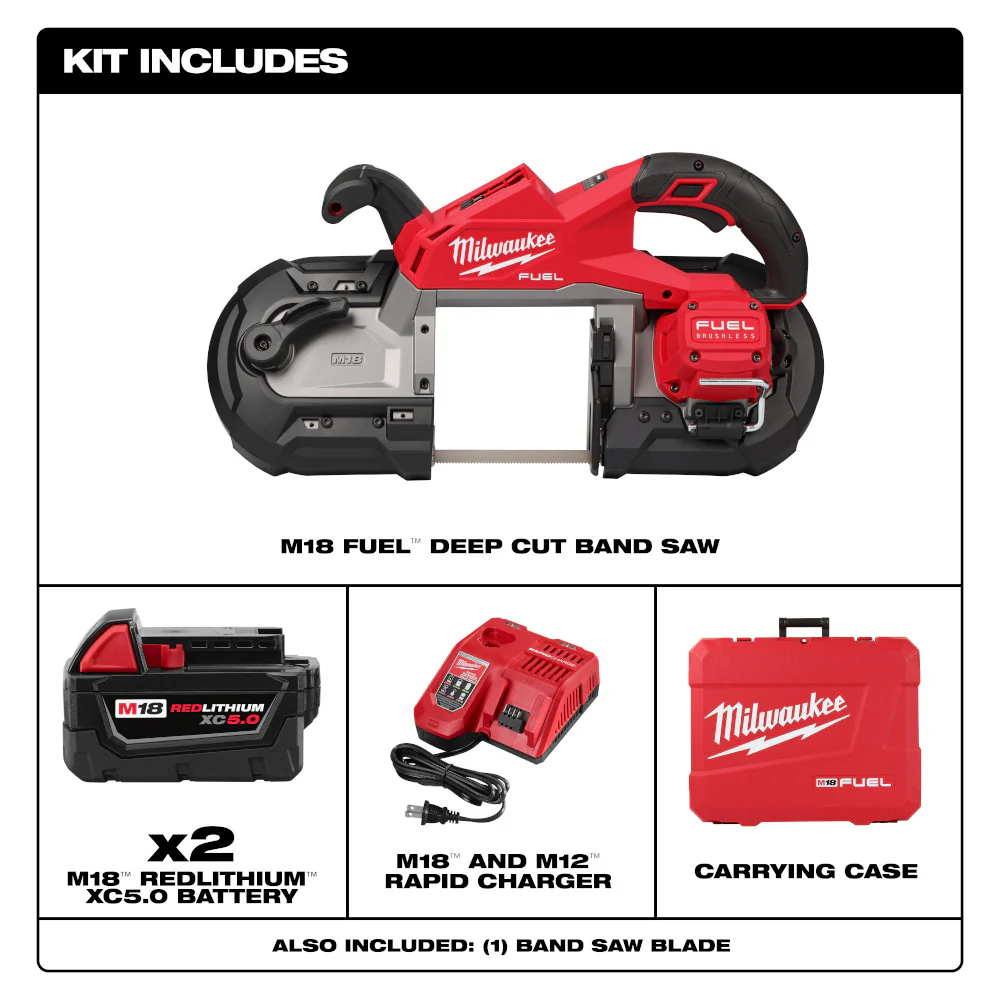 Milwaukee 2929-22 M18 FUEL™ Deep Cut Band Saw Kit - Image 3