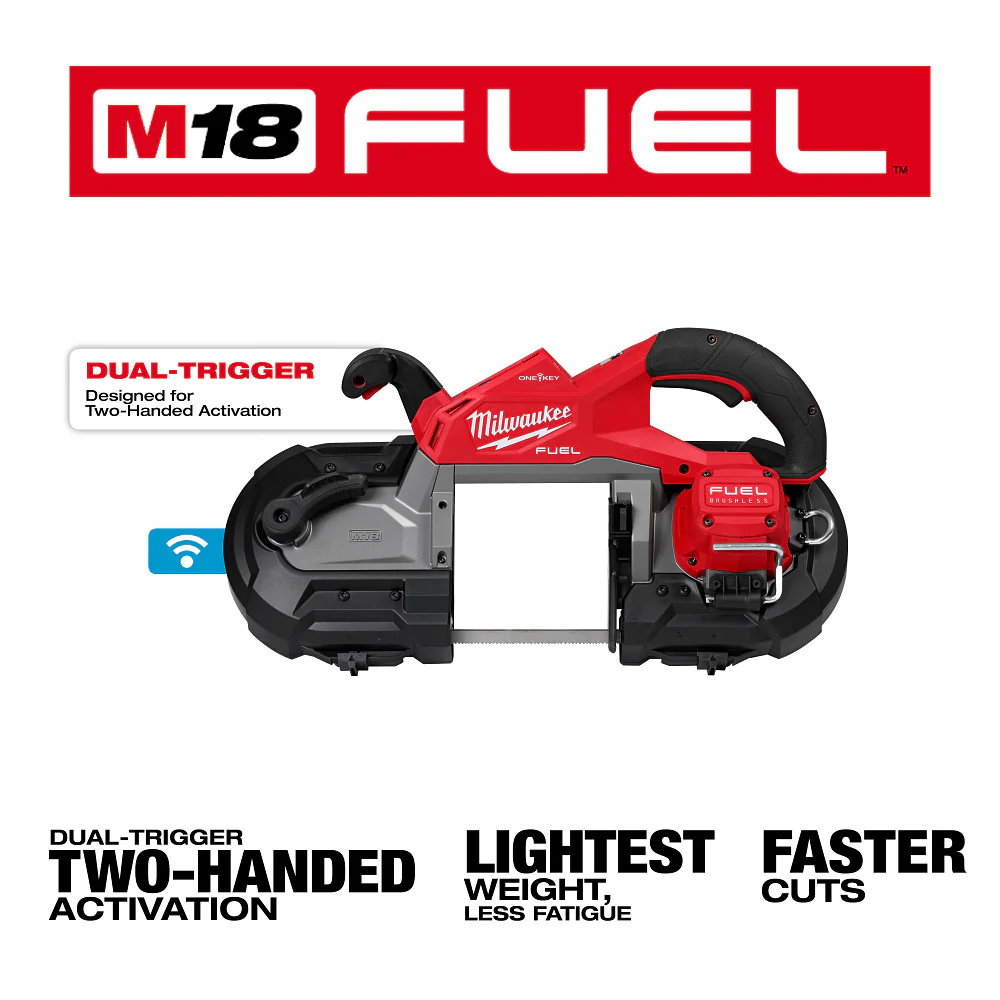 Milwaukee M18 FUEL™ Deep Cut Dual Trigger Band Saw w/ ONE-KEY™ - Image 2