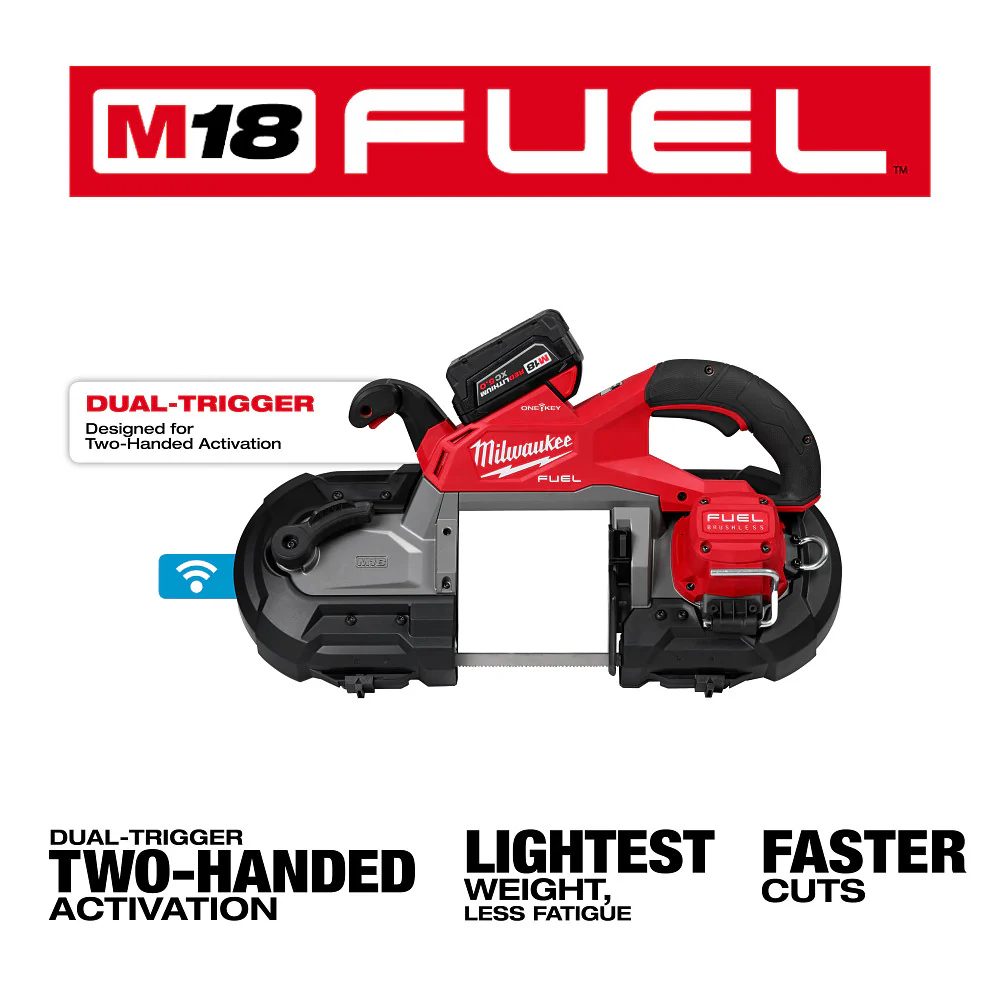 Milwaukee M18 FUEL™ Dual Trigger Deep Cut Band Saw Kit - Image 2