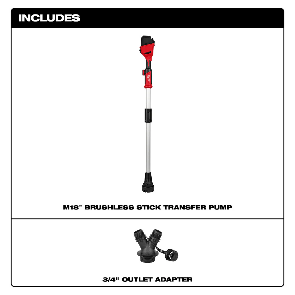 Milwaukee M18 Brushless Stick Transfer Pump - Image 3