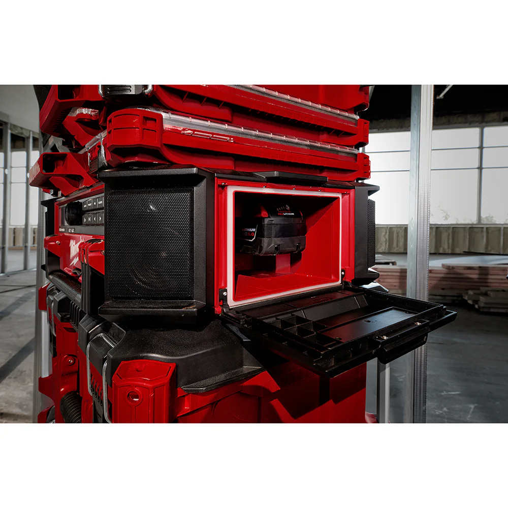 Milwaukee M18 Cordless PACKOUT Radio + Charger - Tool Only - Image 6