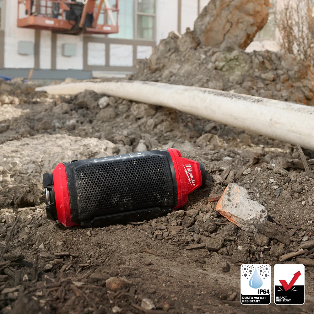 Milwaukeee M12™ Bluetooth® Jobsite Speaker w/ PACKOUT™ Compatibility - Image 12