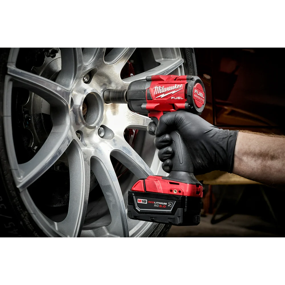 Milwaukee M18 FUEL 1/2" Mid-Torque Impact Wrench w/ Friction Ring Kit - Image 9