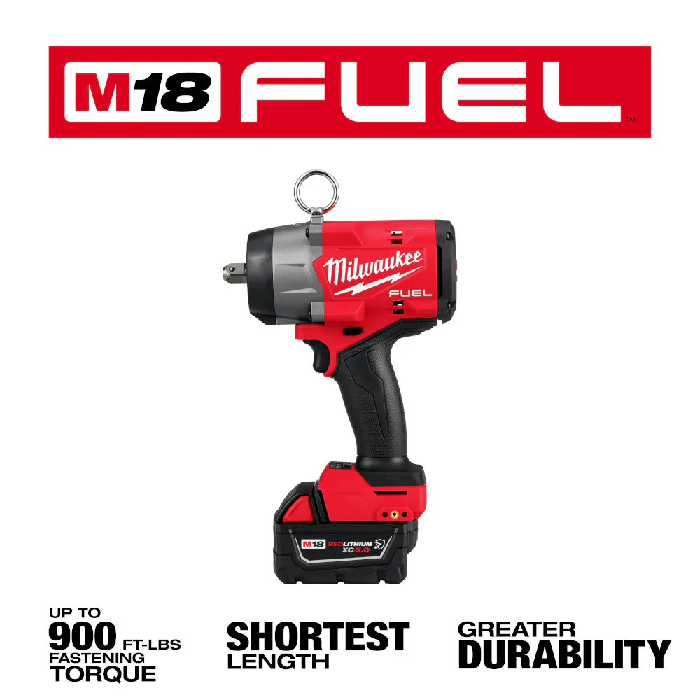 Milwaukee M18 FUEL 1/2" High Torque Impact Wrench w/ Detent Pin Kit - Image 3