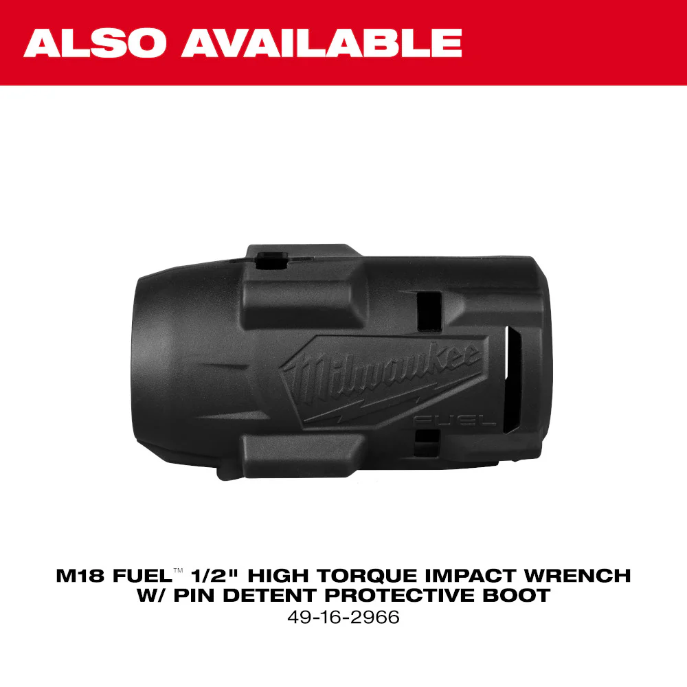 Milwaukee M18 FUEL 1/2" High Torque Impact Wrench w/ Detent Pin Kit - Image 9