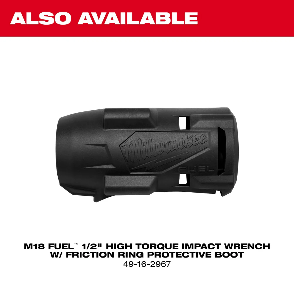 Milwaukee M18 FUEL 1/2" High Torque Impact Wrench w/ Friction Ring - Tool Only - Image 9