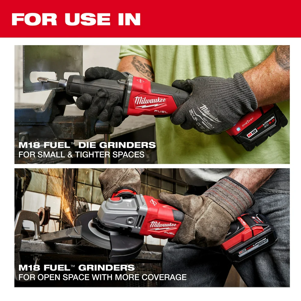 Milwaukee M18 FUEL™ Variable Speed Die Grinder w/ Paddle Switch & ONE-KEY™ - Image 10