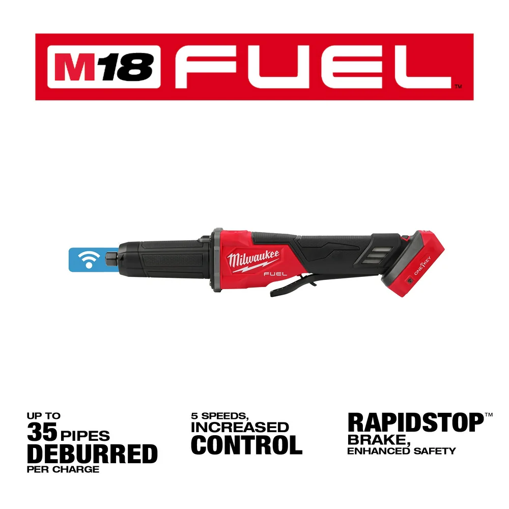 Milwaukee M18 FUEL™ Variable Speed Die Grinder w/ Paddle Switch & ONE-KEY™ - Image 3