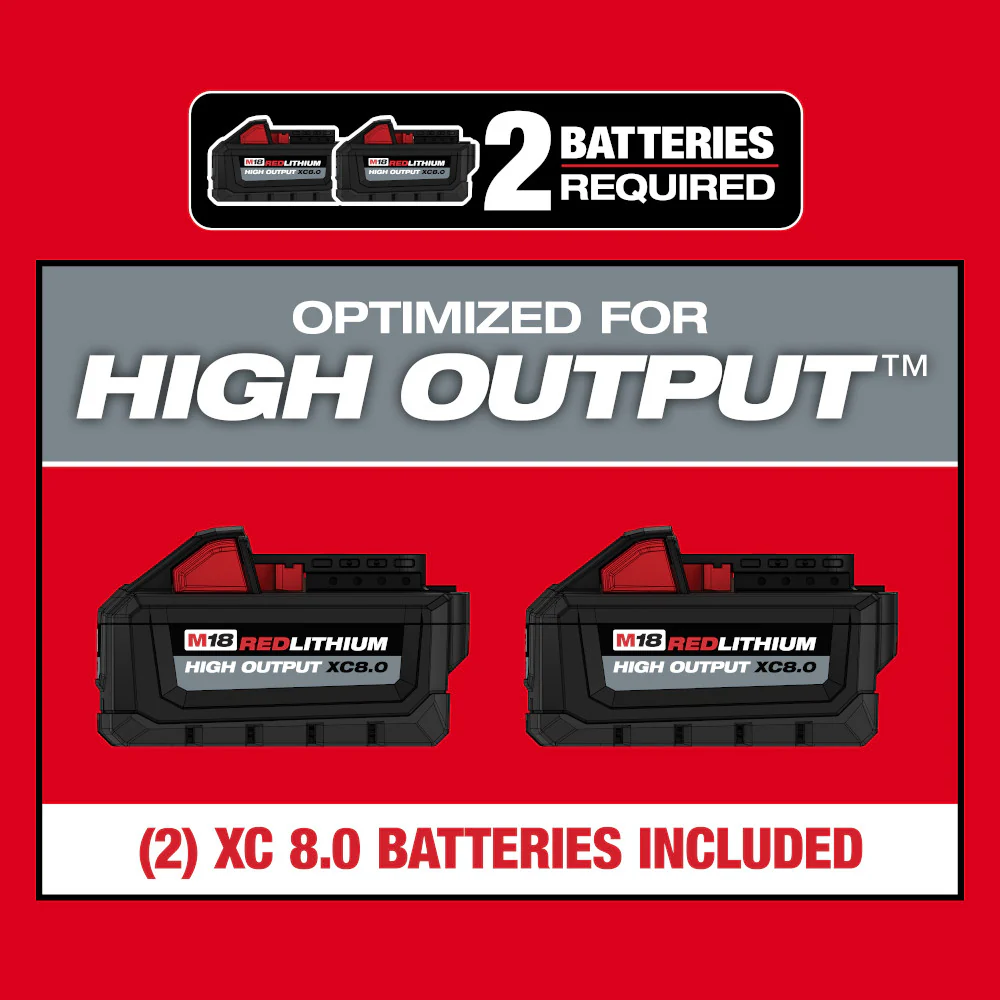 Milwaukee M18 FUEL™ 17” Dual Battery String Trimmer Kit - Image 11