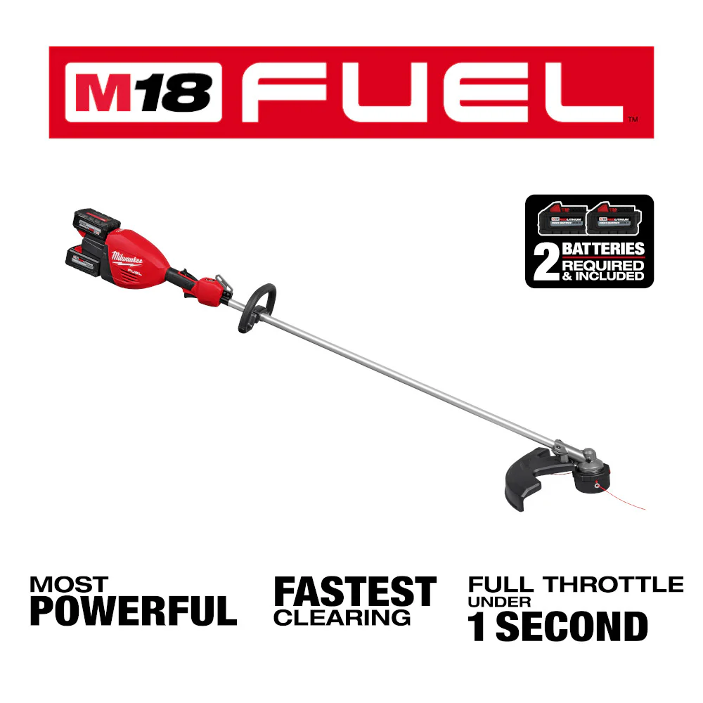 Milwaukee M18 FUEL™ 17” Dual Battery String Trimmer Kit - Image 3
