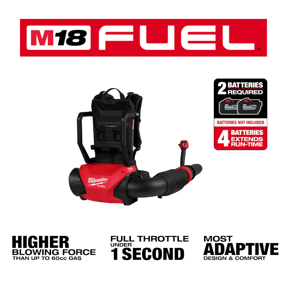 Milwaukee M18 FUEL Dual Battery Backpack Blower - Image 2
