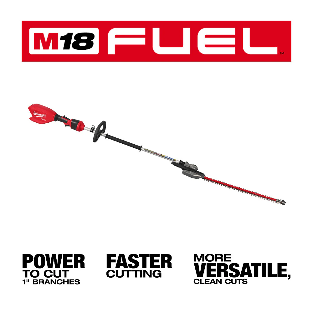 Milwaukee M18 FUEL Pole Articulating Hedge Trimmer - Tool Only - Image 4
