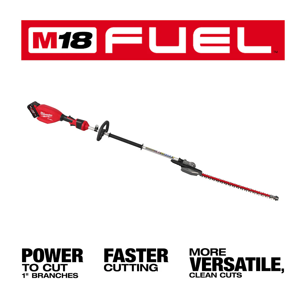 Milwaukee M18 FUEL Pole Articulating Hedge Trimmer Kit - Image 4