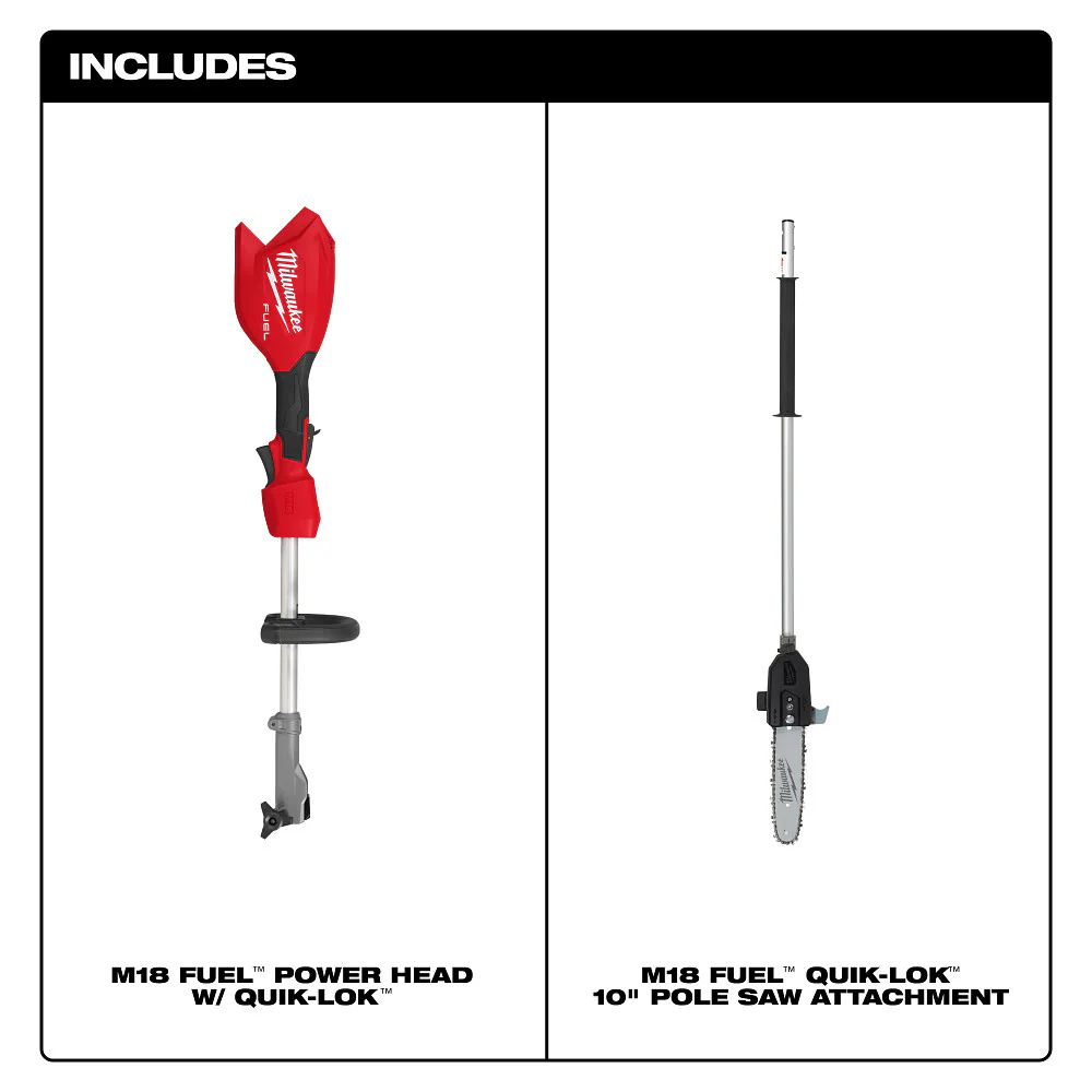 Milwaukee M18 FUEL™ Pole Saw w/ Gen II QUIK-LOK™ - Tool Only - Image 6