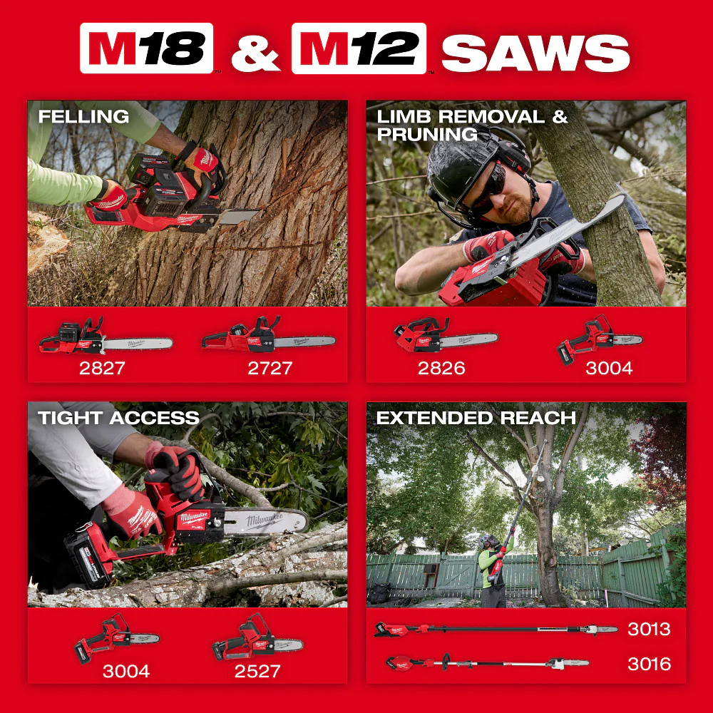 Milwaukee M18 FUEL™ Pole Saw Kit w/ Gen II QUIK-LOK™ - Image 13