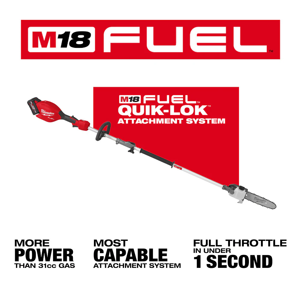 Milwaukee M18 FUEL™ Pole Saw Kit w/ Gen II QUIK-LOK™ - Image 5