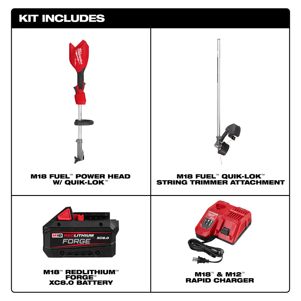 Milwaukee M18 FUEL™ String Trimmer Kit w/ Gen II QUIK-LOK™ - Image 6
