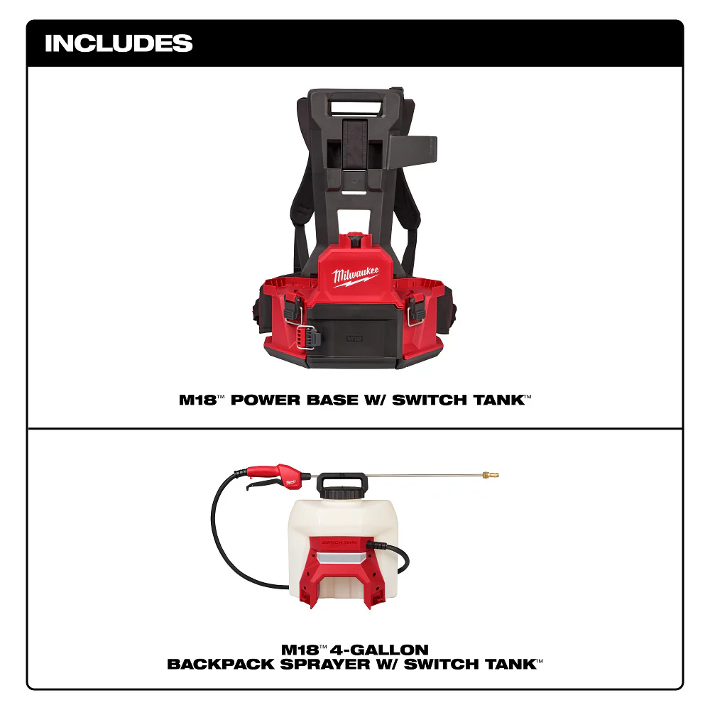 Milwaukee M18 4 gal. Backpack Sprayer w/ SWITCH TANK - Tool Only - Image 4