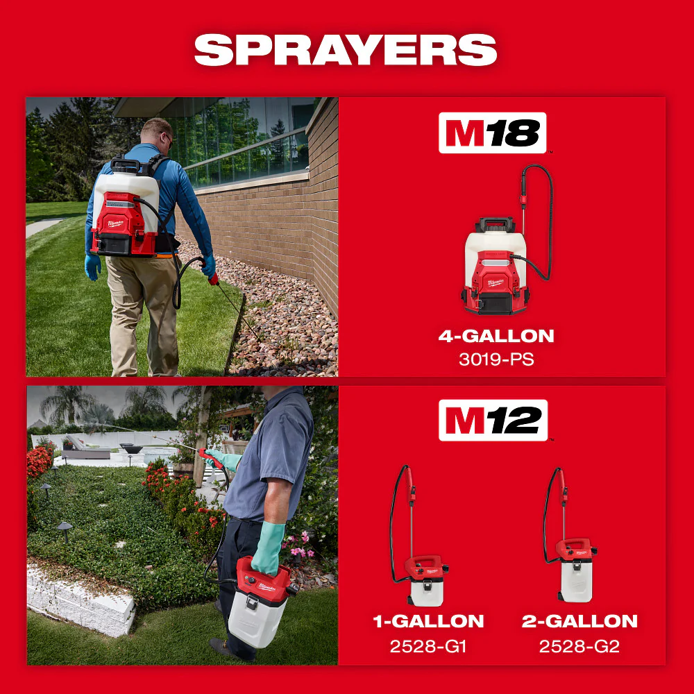 Milwaukee M18 4 gal. Backpack Sprayer Kit w/ SWITCH TANK - Image 11