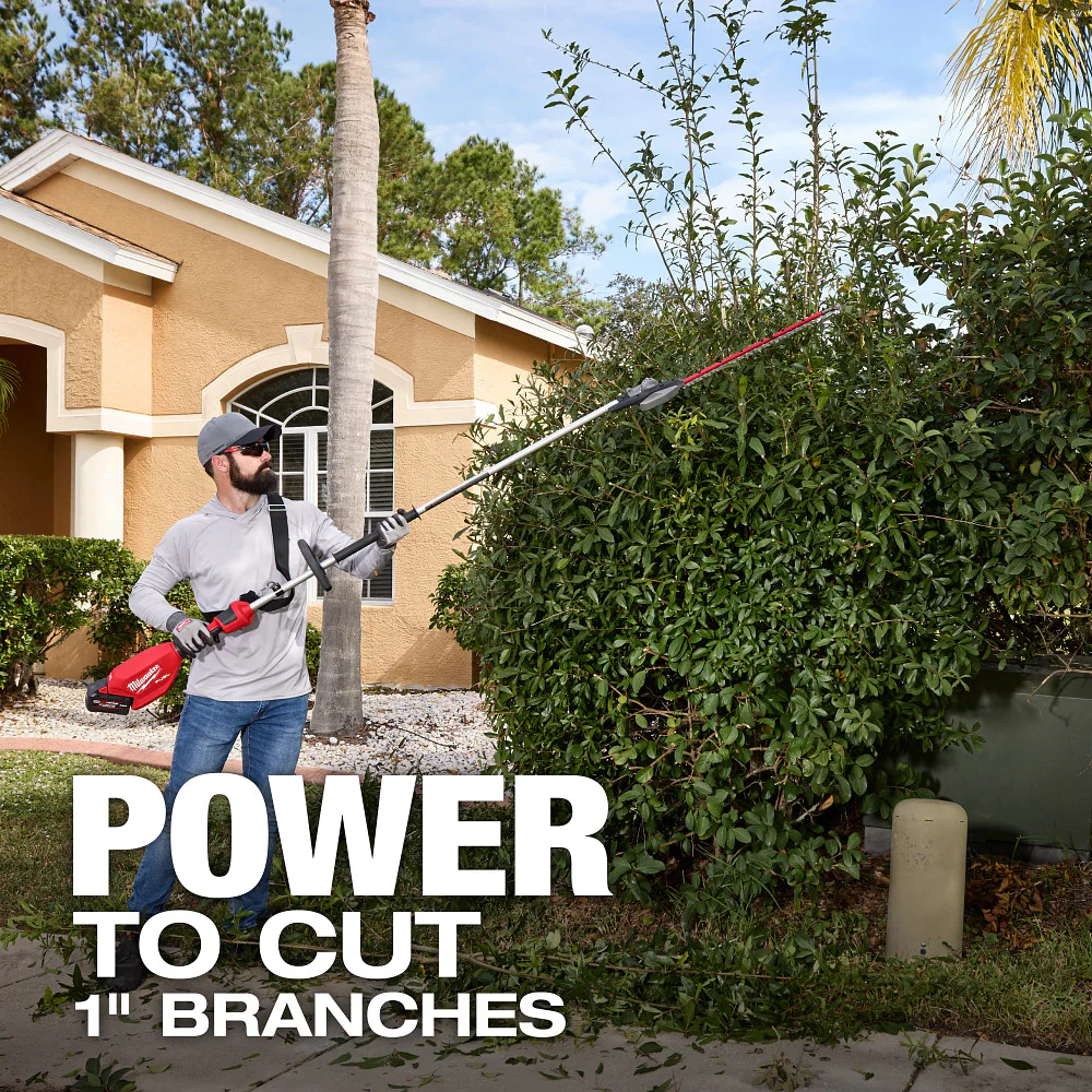 Milwaukee M18 FUEL Extended Pole Articulating Hedge Trimmer - Tool Only - Image 6