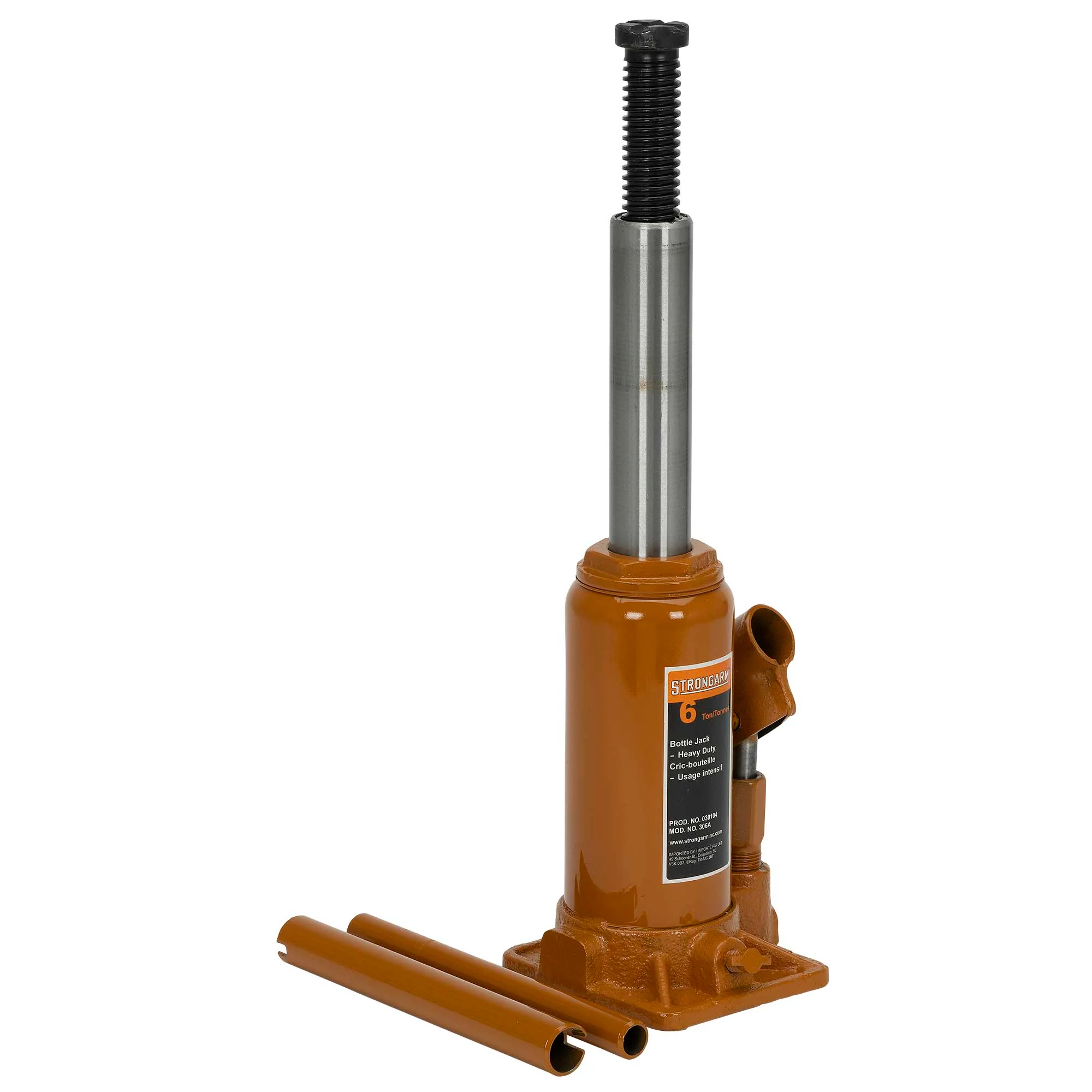 StrongArm Heavy Duty Bottle Jack - 6 Ton - Image 3