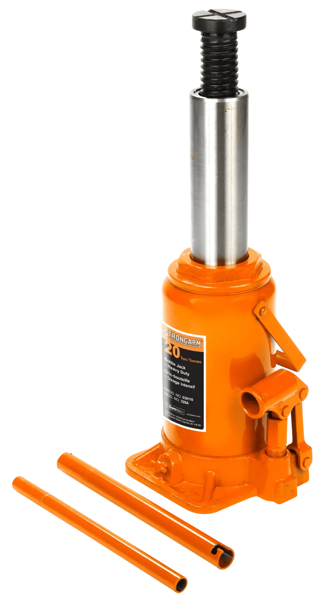 StrongArm Heavy Duty Bottle Jack - 20 Ton - Image 5