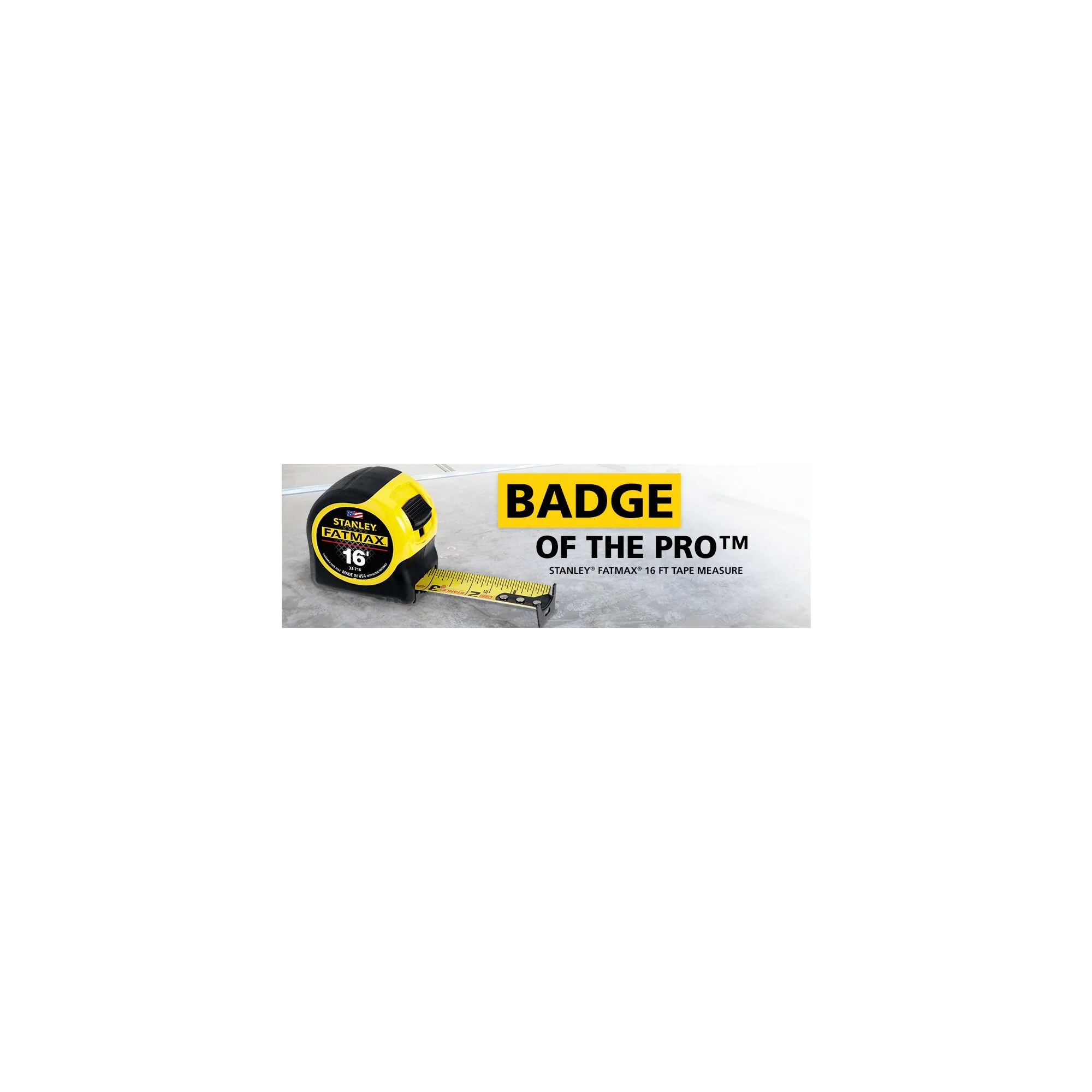 Stanley FatMax 16ft Classic Tape Measure - Image 8