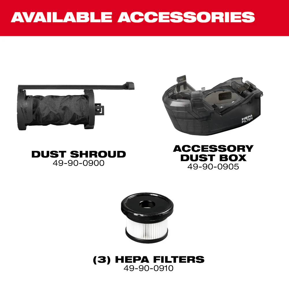 Milwaukee M18 FUEL™ Overhead Rotary Hammer w/ Integrated Dust Extraction - Image 11