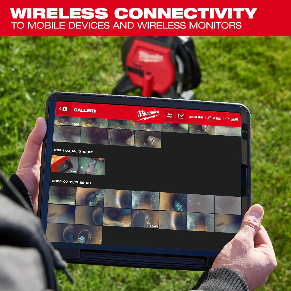 Milwaukee M12 65ft Ultra Flex Compact Inspection Camera Kit - Image 8