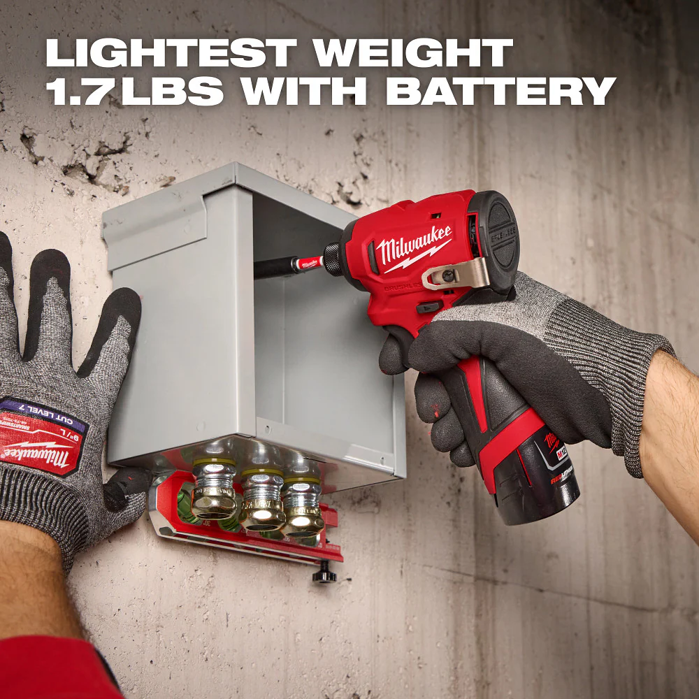 Milwaukee M12 Subcompact Brushless 1/4" Hex Impact Driver - Tool Only - Image 6
