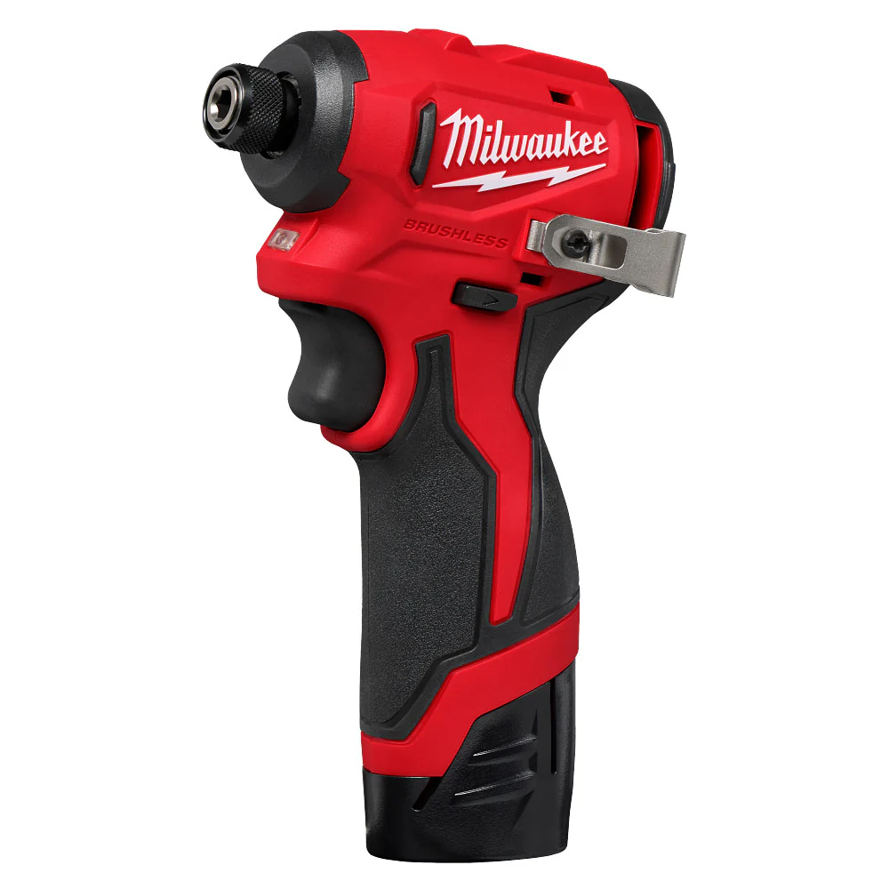 Milwaukee M12 Subcompact Brushless 1/4" Hex Impact Driver Kit - Image 9