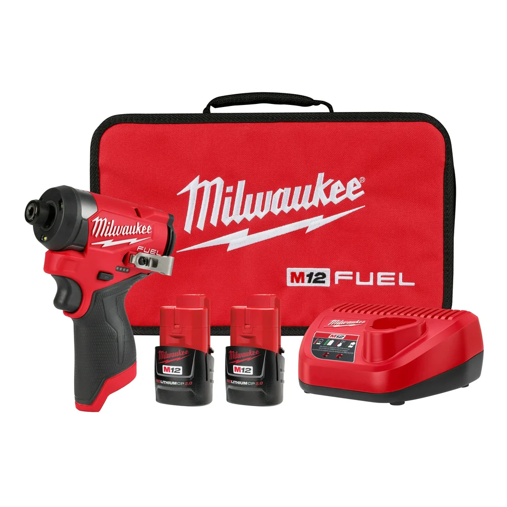 Milwaukee M12 FUEL 1/4" Impact Driver Kit