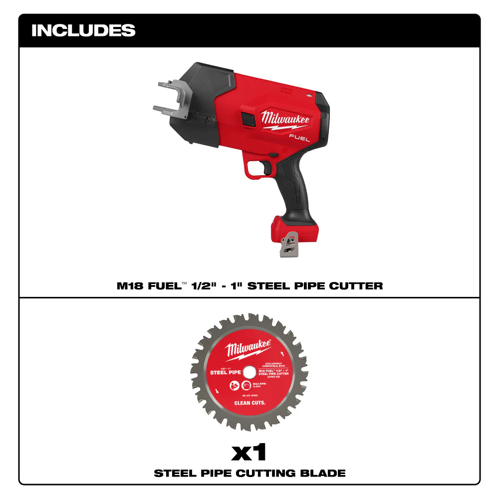Milwaukee M18 FUEL 1/2" - 1" Steel Pipe Cutter - Tool Only - Image 5