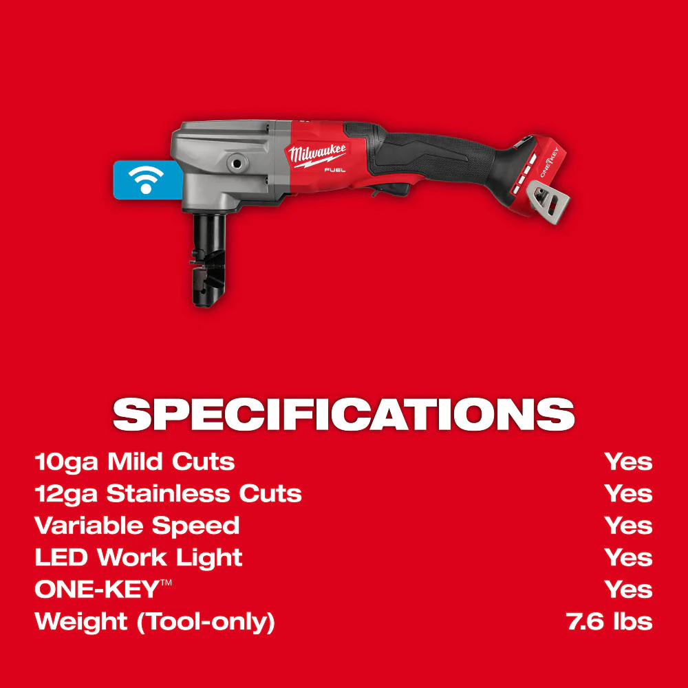 Milwaukee M18 FUEL 10 Gauge Nibbler - Image 10