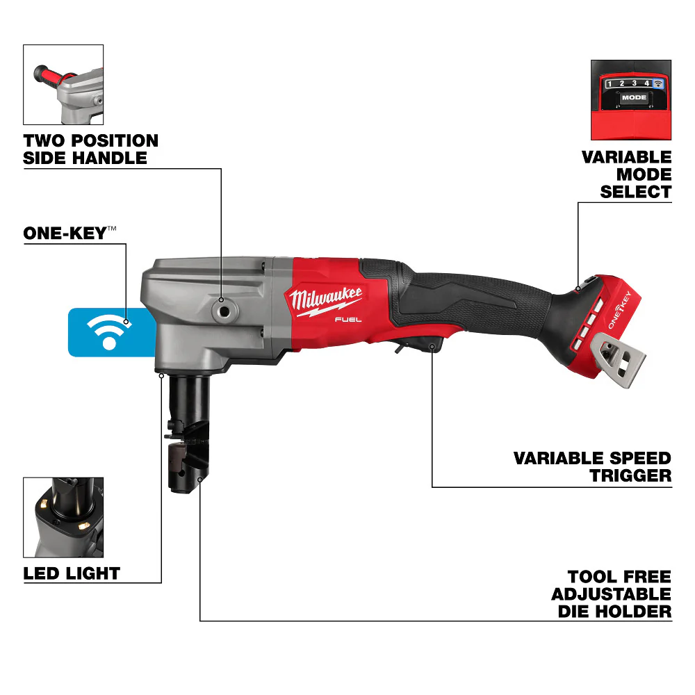 Milwaukee M18 FUEL 10 Gauge Nibbler - Image 4