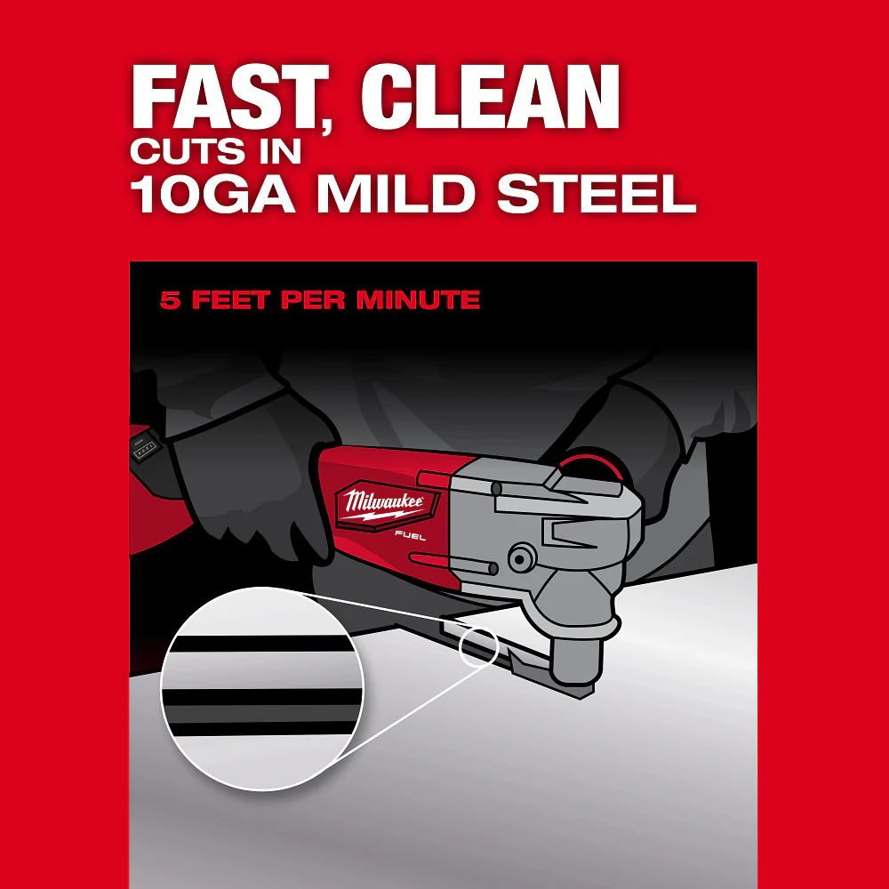 Milwaukee M18 FUEL 10 Gauge Nibbler - Image 5