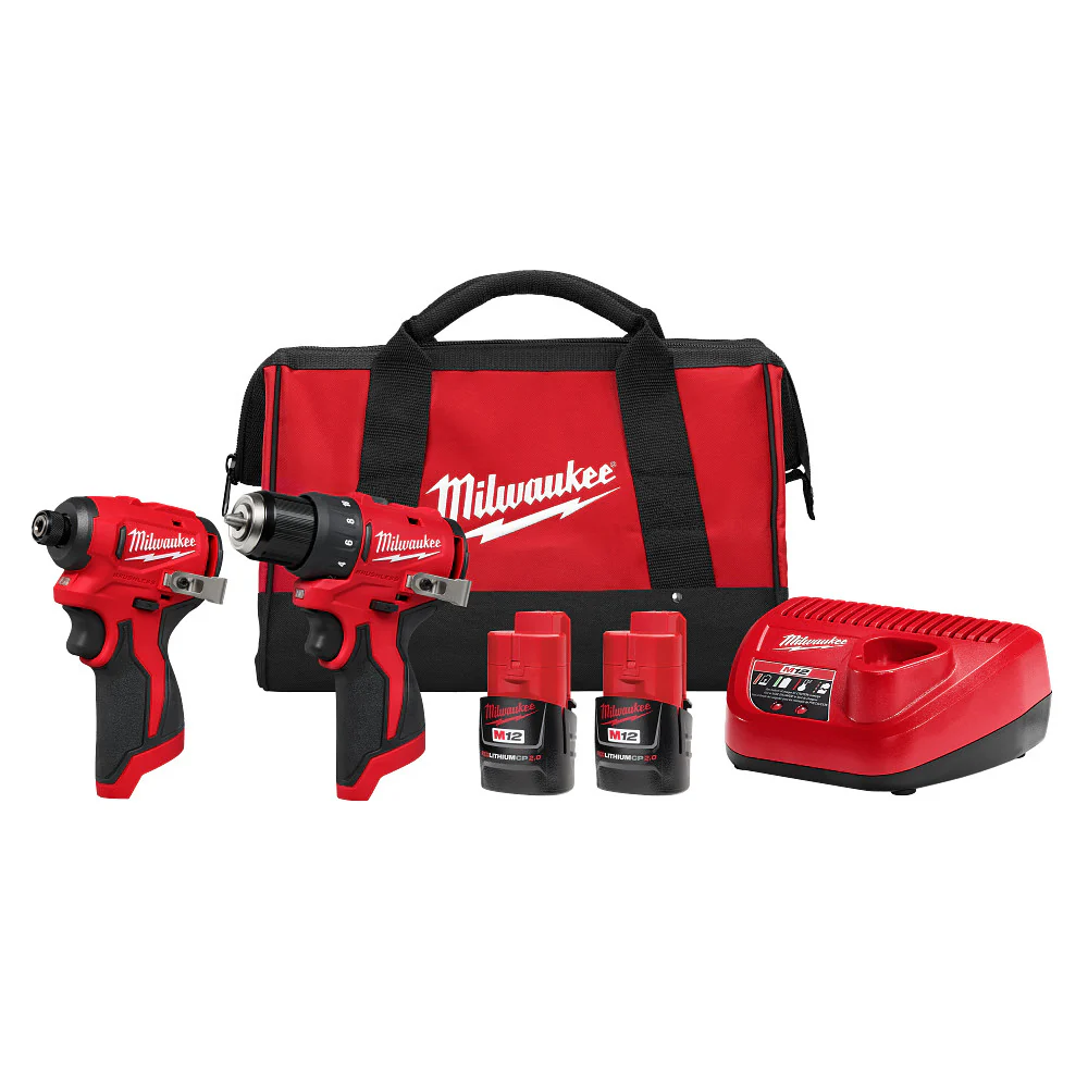 Milwaukee M12 Subcompact Brushless Drill/Driver Combo Kit