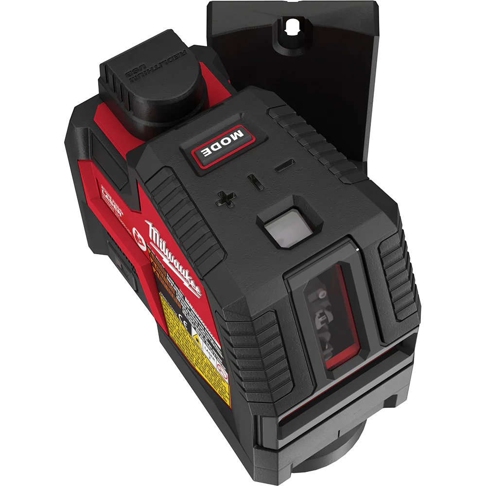 Milwaukee USB Rechargeable Green Cross Line & Plumb Points Laser - Image 5