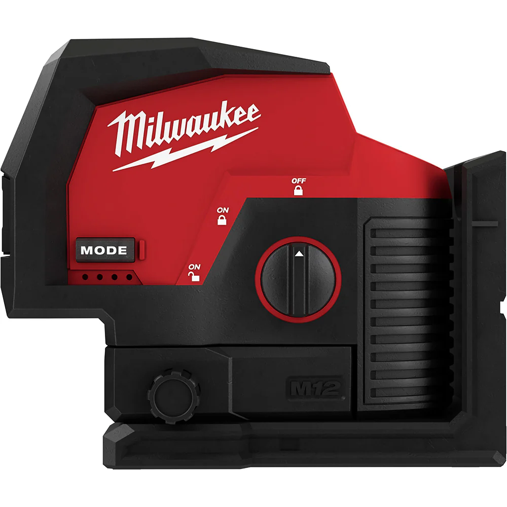 Milwaukee M12â„¢ Green Cross Line & Plumb Points Laser Kit