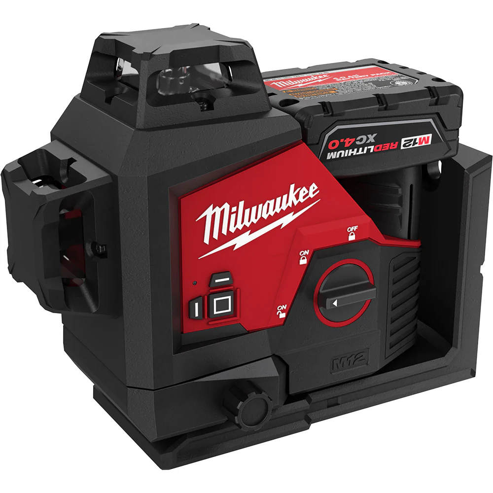 Milwaukee M12 Cordless Green 360-Degree 3-Plane Laser Kit - Image 5