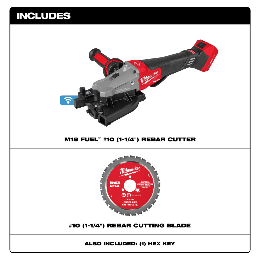 Milwaukee M18 FUEL #10 (1-1/4") Rebar Cutter - Tool Only - Image 2