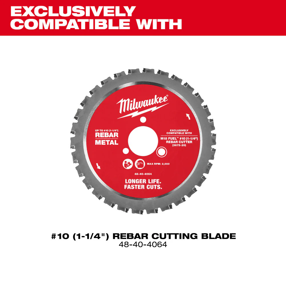 Milwaukee M18 FUEL #10 (1-1/4") Rebar Cutter - Tool Only - Image 9