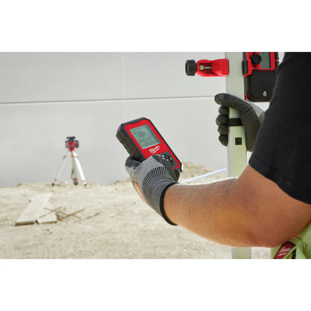 Milwaukee M18 Red Exterior Dual Slope Rotary Laser Level Kit w/ Tripod - Image 7