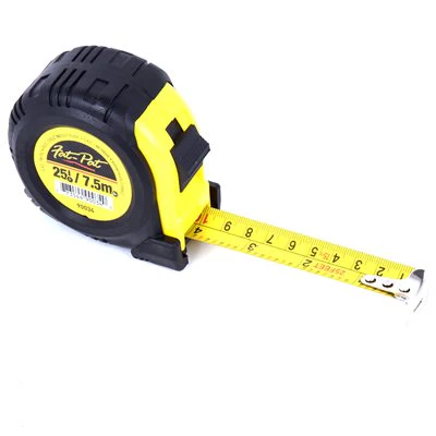 Tooltech 25ft (7.5m) Metric/Imperial Tape Measure w/Fractions - Image 3