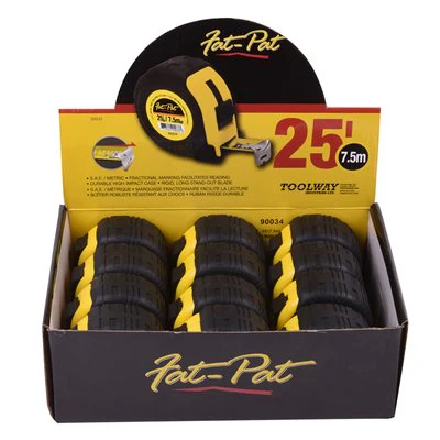 Tooltech 25ft (7.5m) Metric/Imperial Tape Measure w/Fractions - Image 4