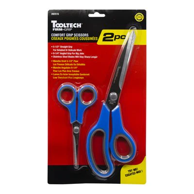Tooltech 2 pc. Comfort Grip Scissors - Image 2