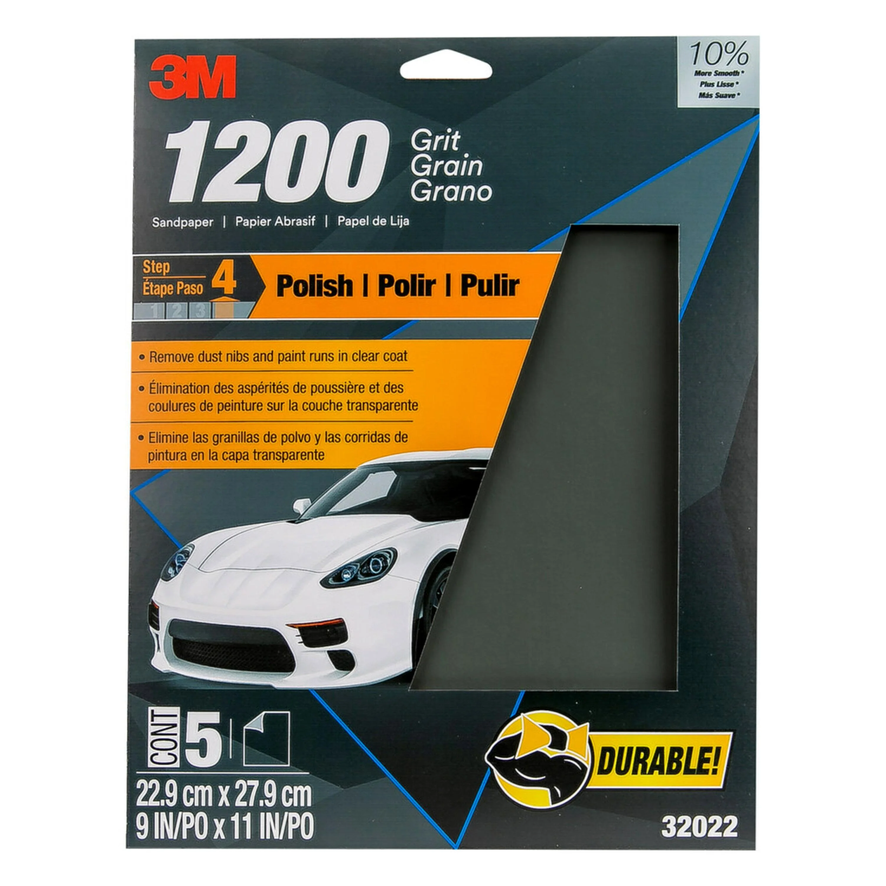3M™ 5PK Wetordry™ Sandpaper - 9 x 11" - Image 10