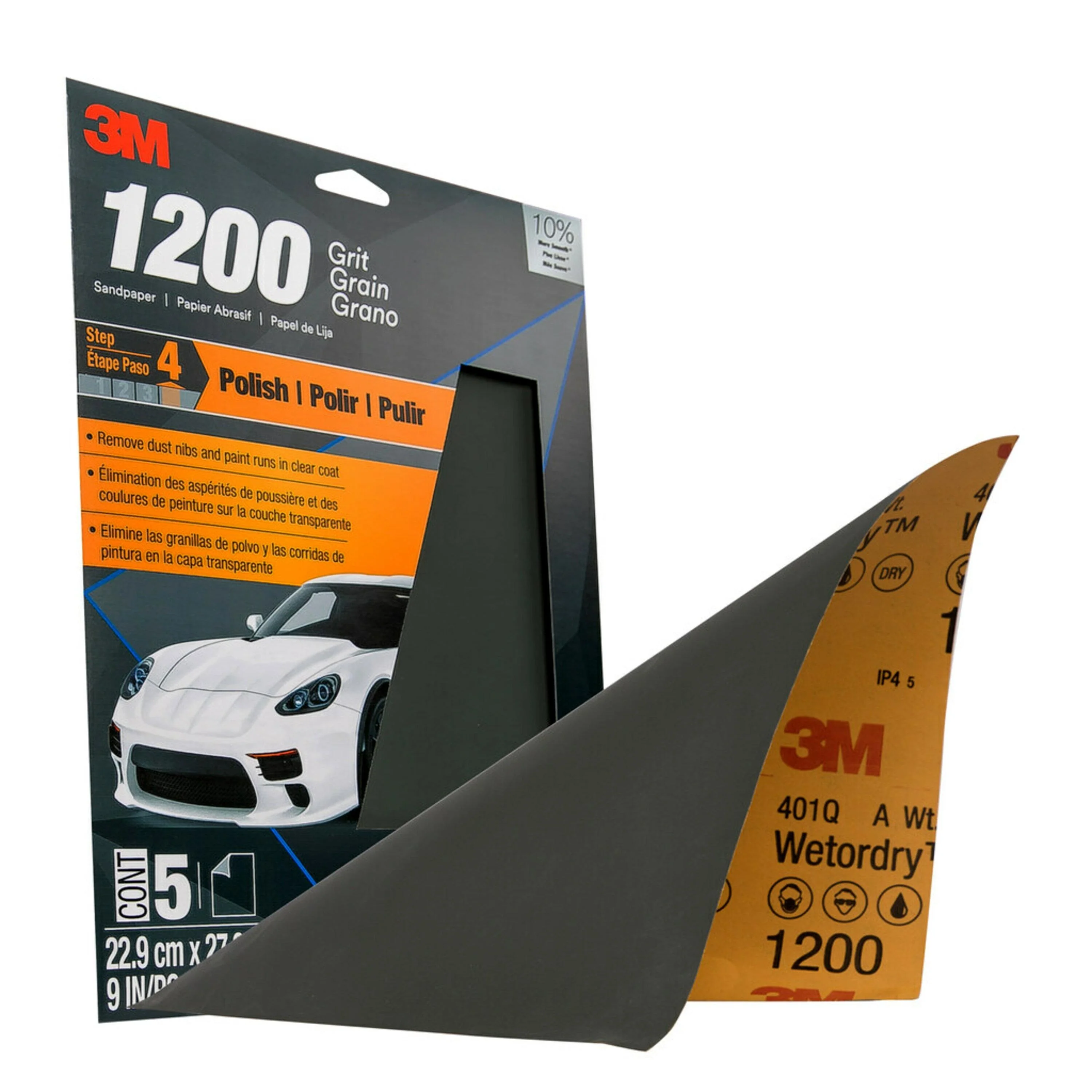 3M™ 5PK Wetordry™ Sandpaper - 9 x 11" - Image 11